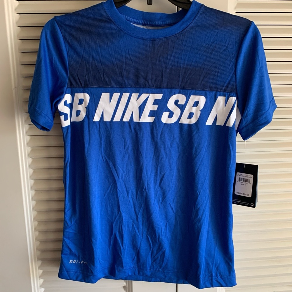 Nike SB Men's Short Sleeve Blue Tee